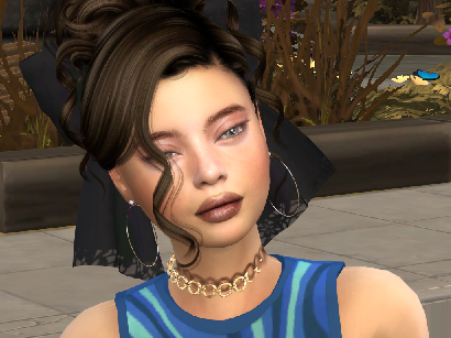 sims alpha cc style download girl Delenn Shai by Bonita100 Face View