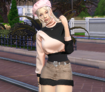 sims high detail download blonde female Katja Van Dijk by Bonita100 Body View