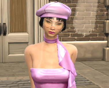 the sims 4 custom content download asian girls female Kinuko Hatanaka by Bonita100 Face View