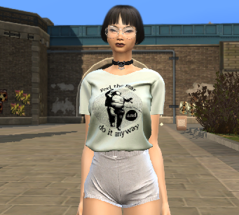 sims cc download girl Kinuko Hatanaka by Bonita100 Body View