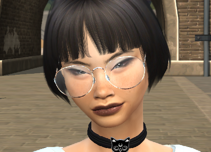 sims game alpha cc download asian girls female Kinuko Hatanaka by Bonita100 Face View