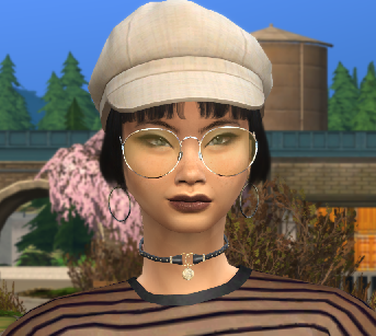 sims 4 custom sim download asian girls female Kinuko Hatanaka by Bonita100 Face View