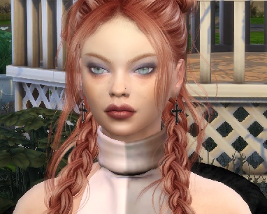 sims game custom content download girl Kira Mikhailov by Bonita100 Face View