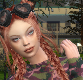sims alpha cc style download girl Kira Mikhailov by Bonita100 Face View