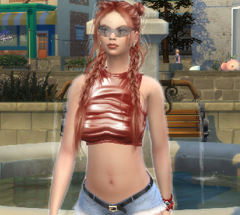 sims game high detail download redhead female Kira Mikhailov by Bonita100 Body View