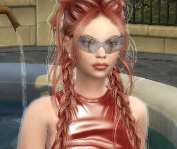 sims 4 premium cc download girl Kira Mikhailov by Bonita100 Face View