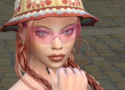 the sims 4 custom sim download girl Kira Mikhailov by Bonita100 Face View