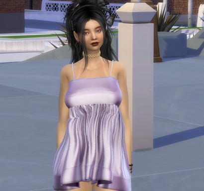 sims game custom content download girl Ayara Huaman by Bonita100 Body View