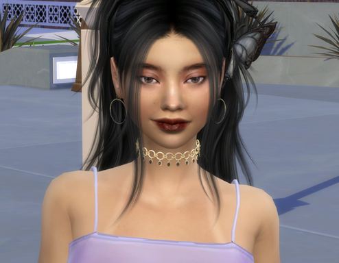 sims 4 cc download native american female Ayara Huaman by Bonita100 Face View