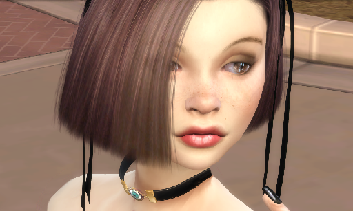 sims game custom content download girl Gabriela Lombardi by Bonita100 Face View