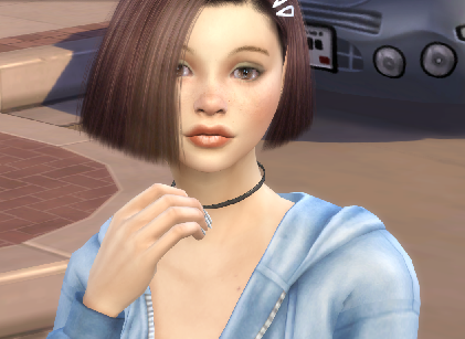 sims 4 cc download brown hair female Gabriela Lombardi by Bonita100 Body View