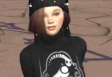 sims alpha cc style download girl Gabriela Lombardi by Bonita100 Face View