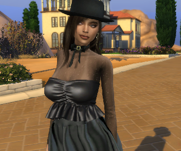 sims game cc download brunette female Sania Malakar by Bonita100 Body View
