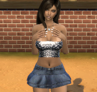 sims high detail download brunette female Sania Malakar by Bonita100 Body View