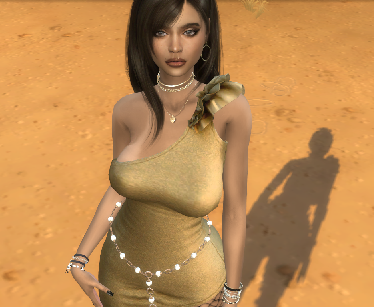 sims 4 custom character download brunette female Sania Malakar by Bonita100 Body View