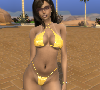 the sims 4 custom content download brunette female Sania Malakar by Bonita100 Body View