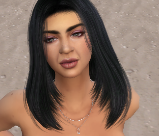 sims custom sim download brunette female Hilary Laurent by Bonita100 Face View