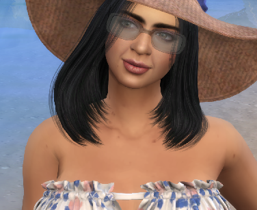 the sims 4 realistic style download townies female Hilary Laurent by Bonita100 Face View