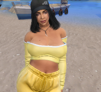 sims alpha cc style download woman Hilary Laurent by Bonita100 Body View