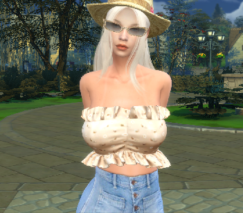 sims4 premium cc download girl Frieda Neumann by Bonita100 Body View