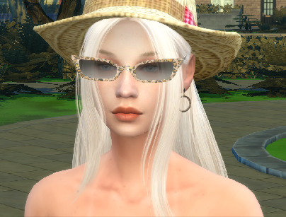 the sims 4 custom character download blonde female Frieda Neumann by Bonita100 Face View