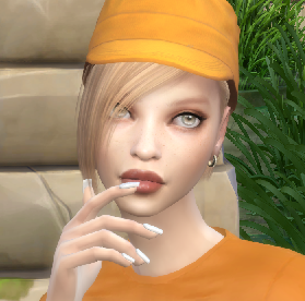 the sims 4 high detail download blonde female Aldara Lugo by Bonita100 Face View