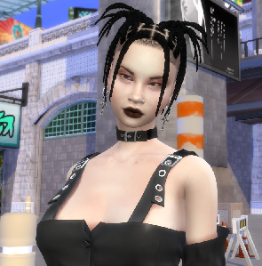 sims4 alpha cc download girl Valentina Kim by Bonita100 Face View