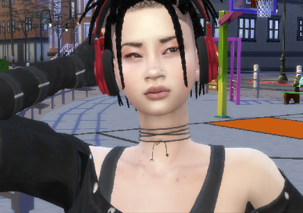 the sims 4 custom sim download girl Valentina Kim by Bonita100 Face View
