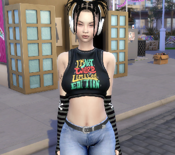 sims custom content download asian girls female Valentina Kim by Bonita100 Body View