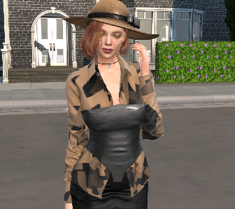 sims game realistic style download woman Irina Zakharevich by Bonita100 Body View