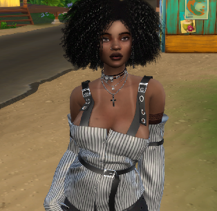 the sims 4 custom content download black girls female Viviane Da Silva by Bonita100 Body View