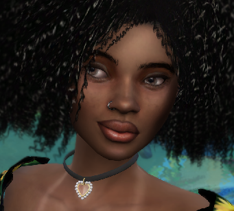 sims 4 realistic style download girl Viviane Da Silva by Bonita100 Face View