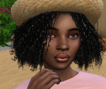 sims game custom character download girl Viviane Da Silva by Bonita100 Face View