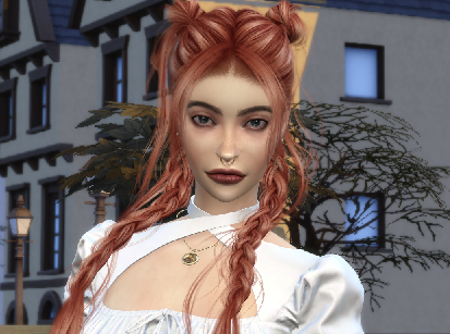 sims4 alpha cc download redhead female Louise Barbier by Bonita100 Face View