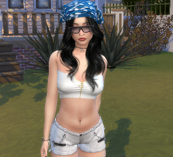 the sims 4 custom content download girl Camila Flores by Bonita100 Body View