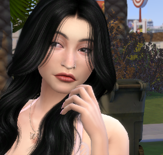 sims 4 realistic style download brunette female Camila Flores by Bonita100 Face View