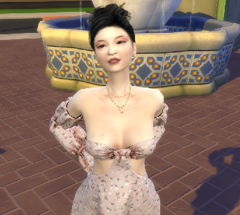 the sims 4 alpha cc style download girl Adriana Montero by Bonita100 Body View