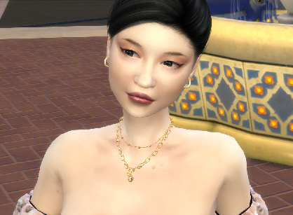 sims high detail download asian girls female Adriana Montero by Bonita100 Face View