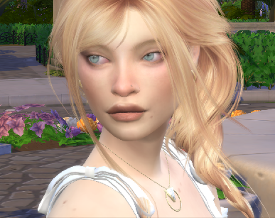 the sims 4 custom sim download blonde female Hedwig Wolf by Bonita100 Face View