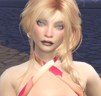 sims high detail download blonde female Hedwig Wolf by Bonita100 Face View