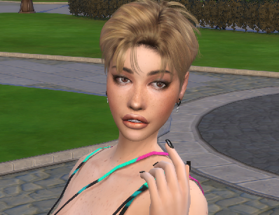 sims game alpha cc download girl Leona Dienes by Bonita100 Face View