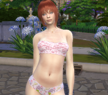 the sims 4 realistic style download redhead female Maeve Ryan by Bonita100 Body View