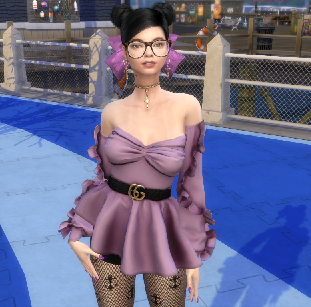 sims game high detail download brunette female Diana Torres by Bonita100 Body View