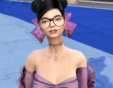 sims 4 premium cc download girl Diana Torres by Bonita100 Face View