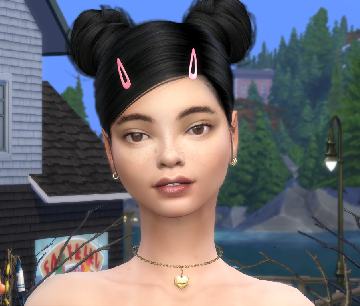the sims 4 custom sim download girl Diana Torres by Bonita100 Face View