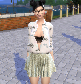 sims custom content download brunette female Diana Torres by Bonita100 Body View