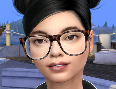 sims4 realistic style download girl Diana Torres by Bonita100 Face View