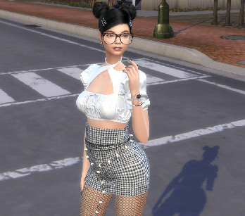 the sims 4 alpha cc style download brunette female Diana Torres by Bonita100 Body View
