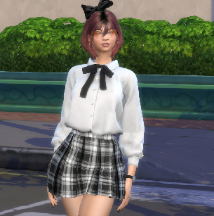 sims game alpha cc download brown hair female Imene Martinez by Bonita100 Body View