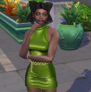 sims custom character download black girls female Destiny Brown by Bonita100 Body View